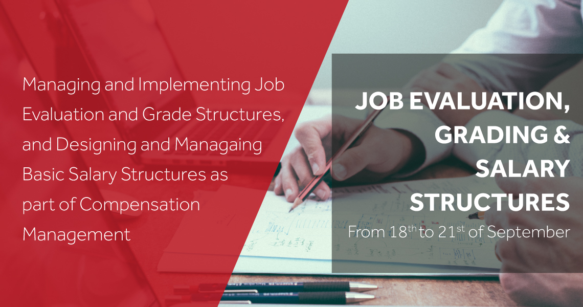 Job Evaluation Grading Salary Structures Workshop image